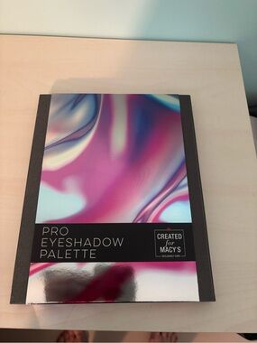 Macy's Iridescent Pink and Blue Pro Eyeshadow Palette
